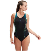 Speedo Placement Laneback Swimsuit