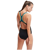 Speedo Placement Laneback Swimsuit