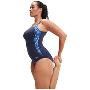 Speedo Shaping Lunalustre Printed 1Pc Swimsuit