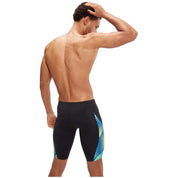 Speedo Allover Digi V-Cut Jammer Swimsuit