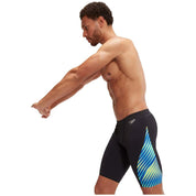 Speedo Allover Digi V-Cut Jammer Swimsuit