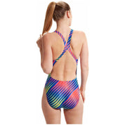 Speedo Allover Digital Powerback Swimsuit