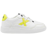 Zapatillas Munich Legit Kid "Blanco Y Amarillo"