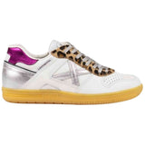Zapatillas Munich Continental Premium "Blanco, Plateado Y Leopardo"