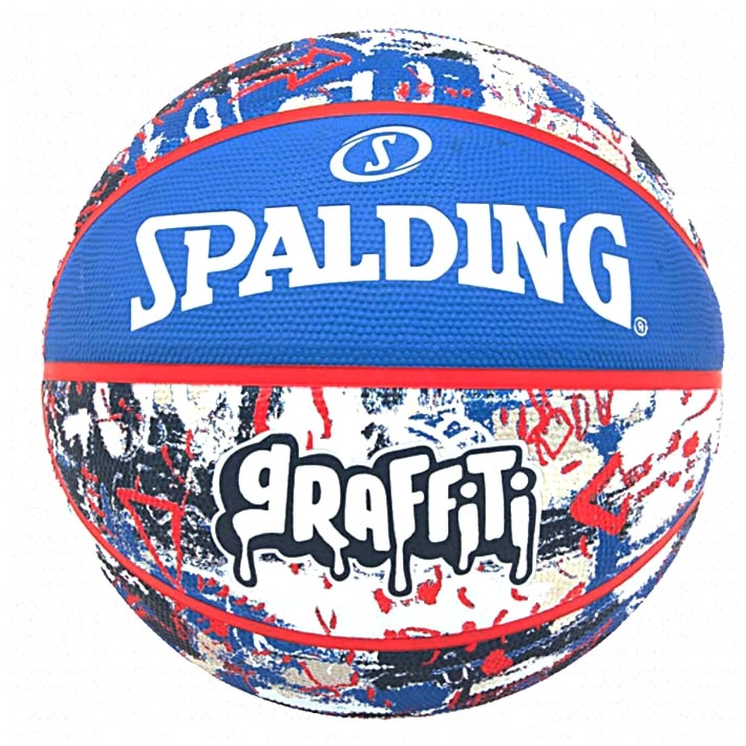 Pelota Spalding Blue Red Graffiti Sz7 Rubber (Talla 7)