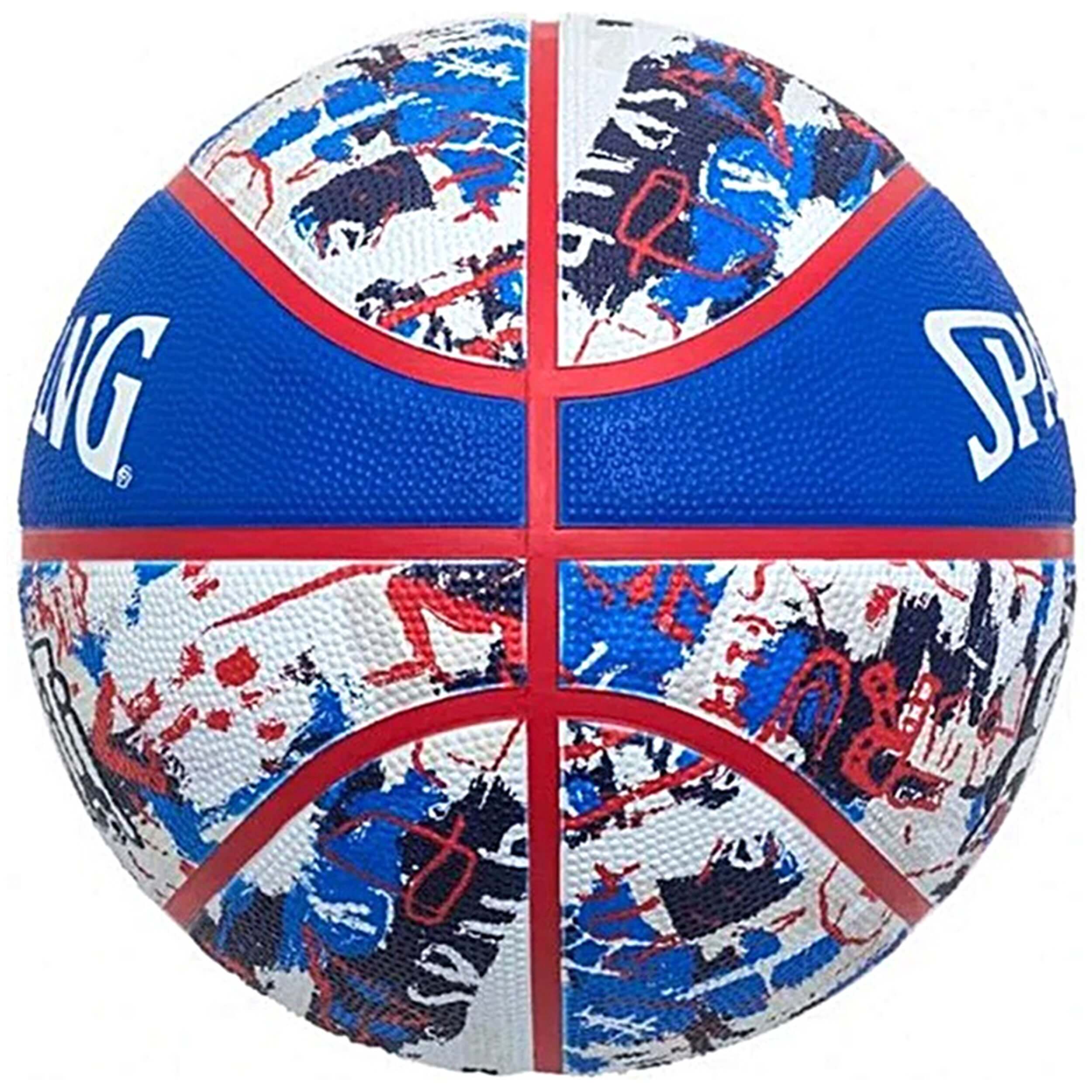 Pelota Spalding Blue Red Graffiti Sz7 Rubber (Talla 7)