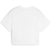 Puma Logo Cropped Short Sleeve T-Shirt