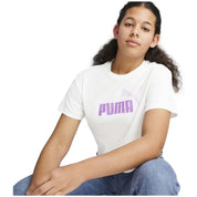 Puma Logo Cropped Short Sleeve T-Shirt