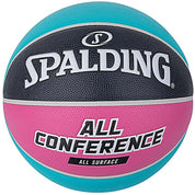 Balon De Baloncesto Spalding All Conference Teal Pink Sz6 Rubber