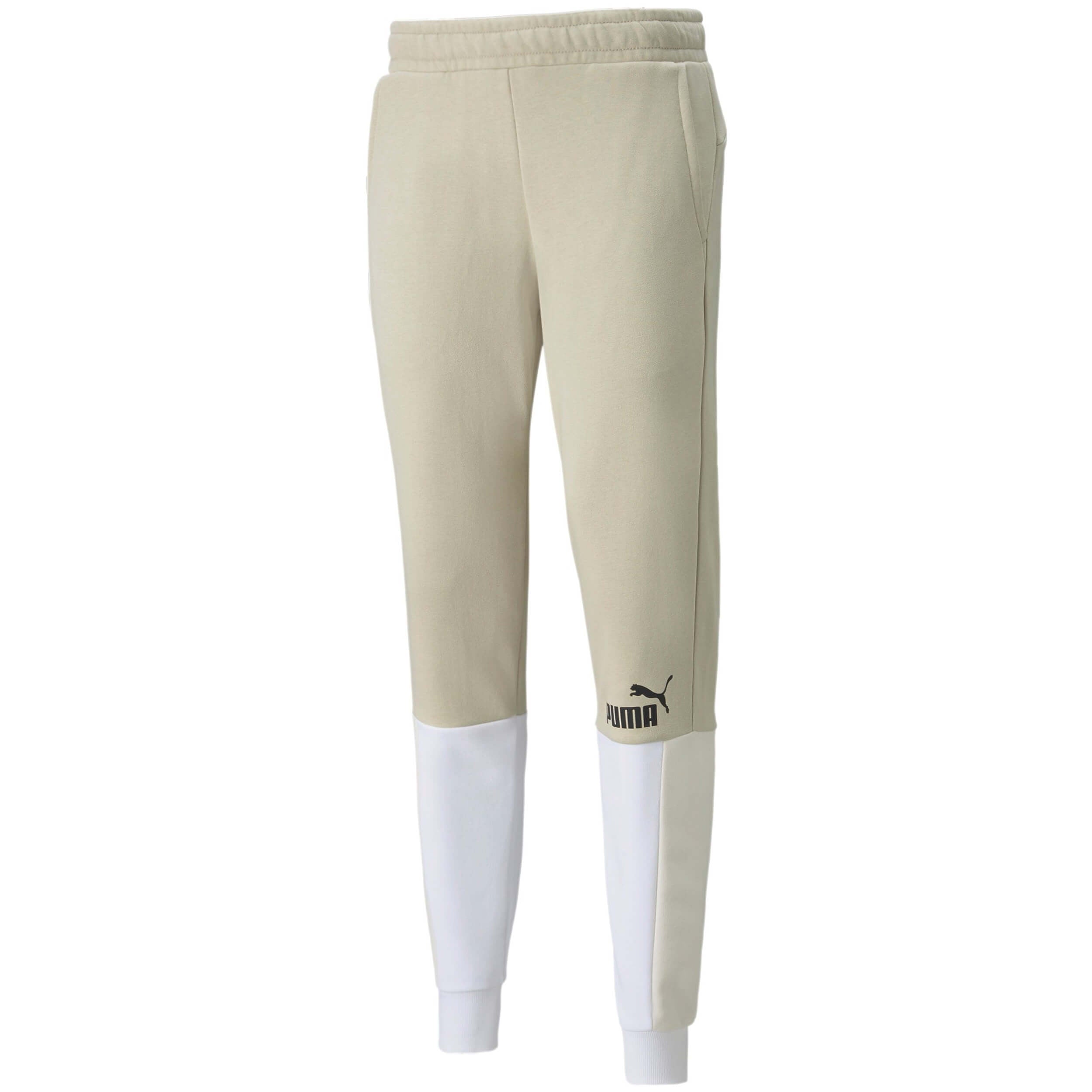 Pantalon Largo Puma Essential + Block Sweatpant Tr