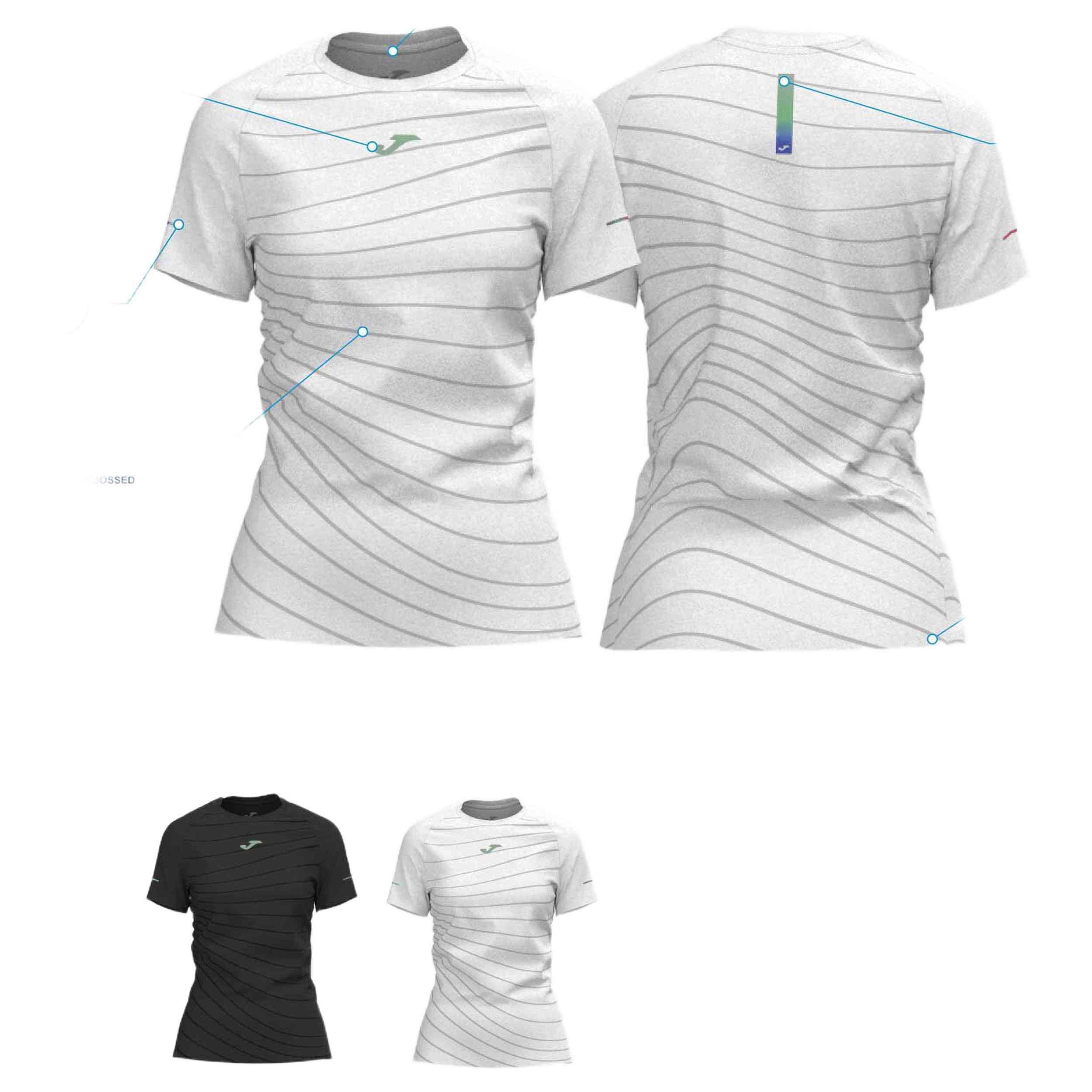 Camiseta De Manga Corta Joma R-Night