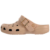 Zuecos Crocs Classic Metallic Buckle "Blush"