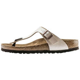 Sandalias Birkenstock Gizeh "Graceful Pearl White"