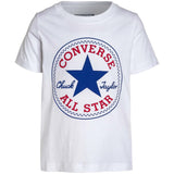 Camiseta De Manga Corta Converse  blanco