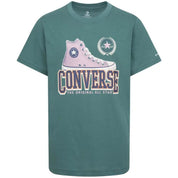 Camiseta De Manga Corta Converse Script Sneaker Gfx