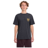 Camiseta De Manga Corta Volcom Reely Lucky "Heather Black"