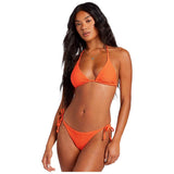 Braguita De Bikini Billabong Tanlines Tie Side "Naranja"