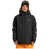Abrigo Dc Shoes Chaqueta Con Capucha Dc Shoes Basis 10K Negro