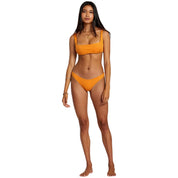 Rvca Tangerine Shimmer Square Full Bikini