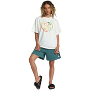 Rvca Rose Machado Yin Yang Short Sleeve T-Shirt