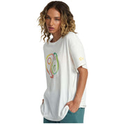 Rvca Rose Machado Yin Yang Short Sleeve T-Shirt