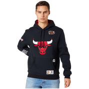 Sudadera Con Capucha Mitchell & Ness Chicago Bulls Nba All Over Crew