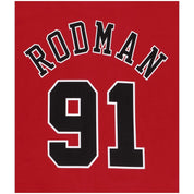 Mitchell &amp; Ness Nba Bulls Dennis Rodman Short Sleeve T-Shirt