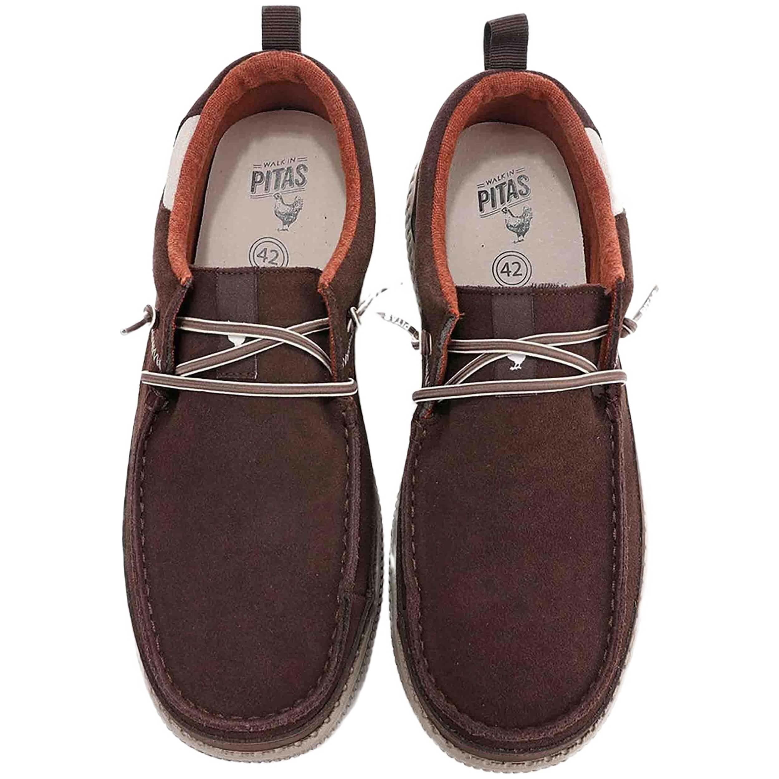 Zapatos Walk In Pitas Bruce-Marron