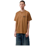 Camiseta De Manga Corta Carhartt Wip Arch Script "Hamilton Brown / Black"