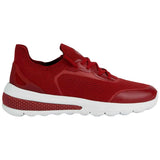 Zapatillas Geox Spherica Actif "Rojo Oscuro/Blanco"