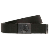 Cinturon Volcom Circle Web "Rinsed Black"