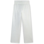 Pantalon Largo Dkny Plissé Logo Trousers