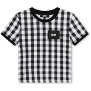 Dkny Checkered Short Sleeve T-Shirt