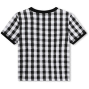 Dkny Checkered Short Sleeve T-Shirt