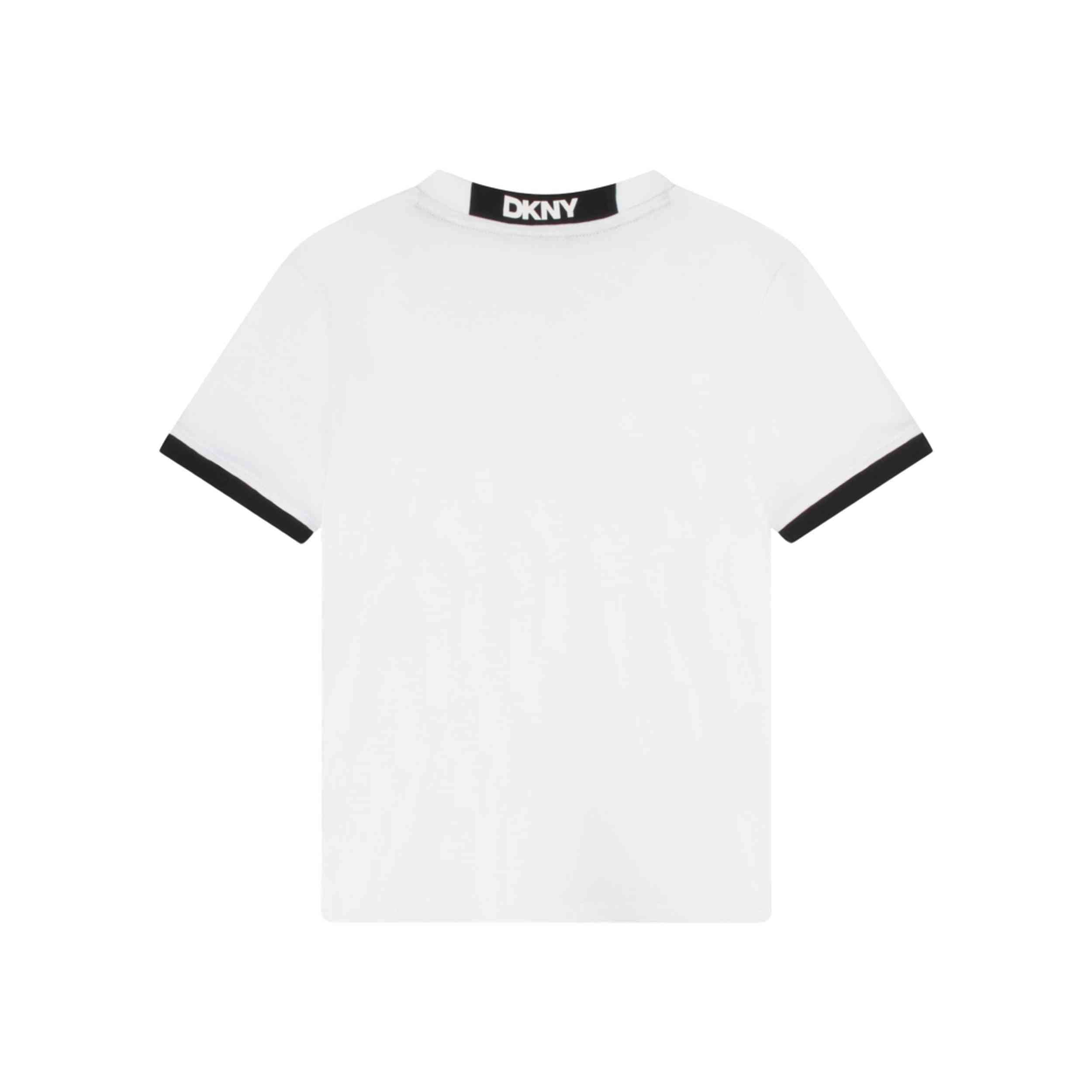 Camiseta De Manga Corta Dkny Two-Tone