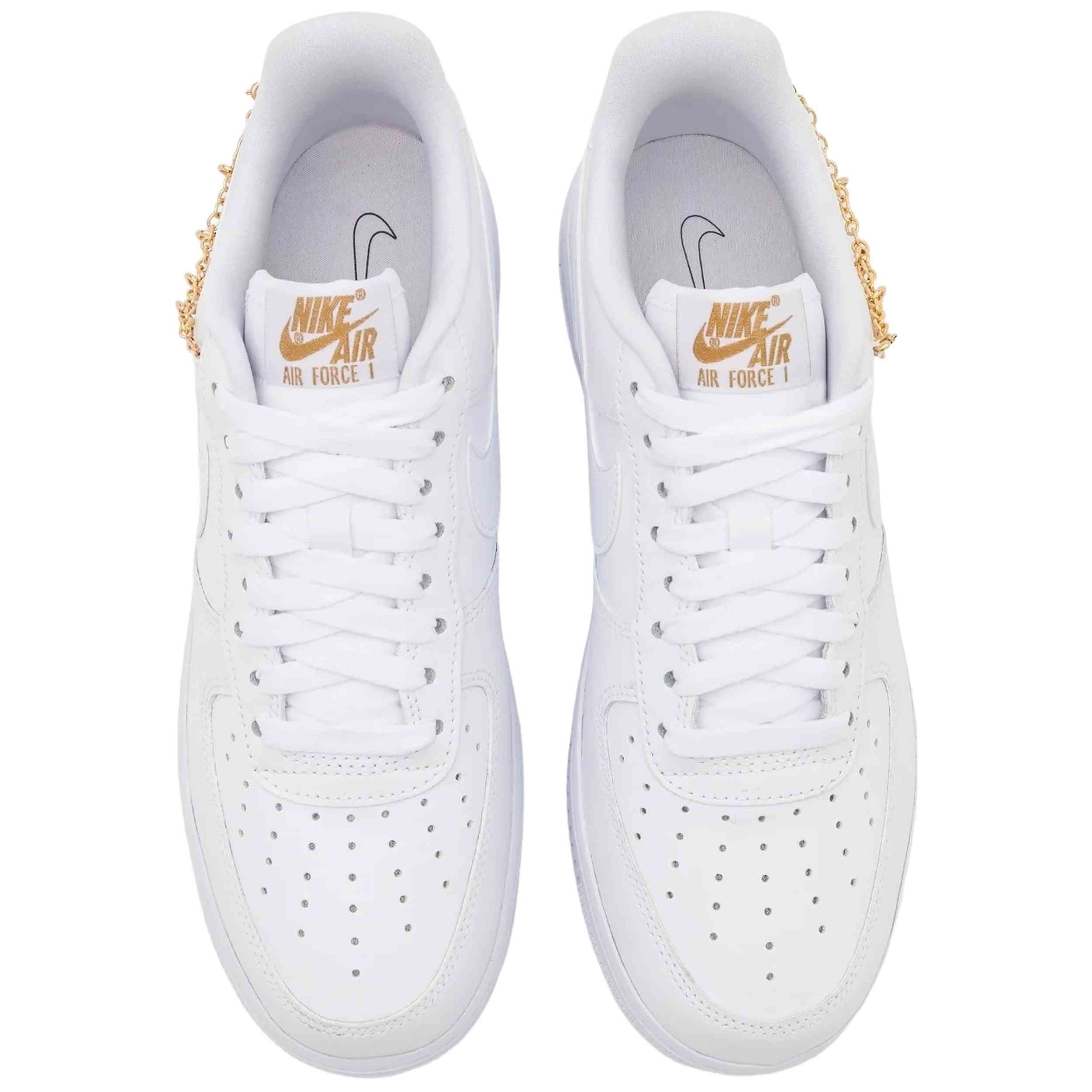 Zapatillas Nike Air Force 1 '07 Lx "White/Metallic Gold/Flat Gold/White"