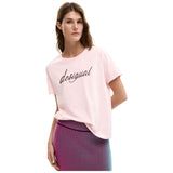 Camiseta De Manga Corta Desigual