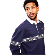 Polo De Manga Corta Tommy Jeans Relaxed Logo Tape Rugby Shirt