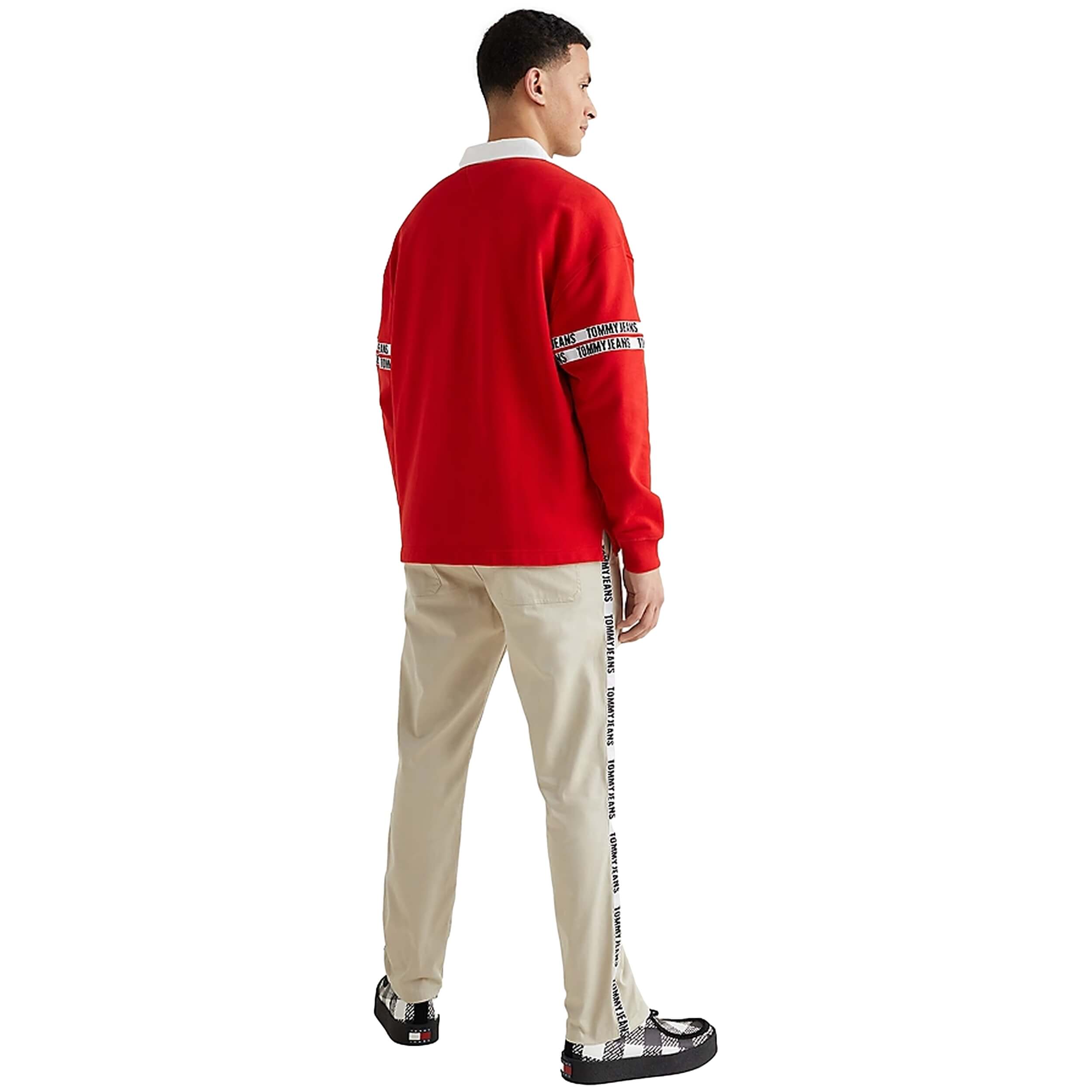 Tommy Jeans Tape Rugby Short Sleeve Polo