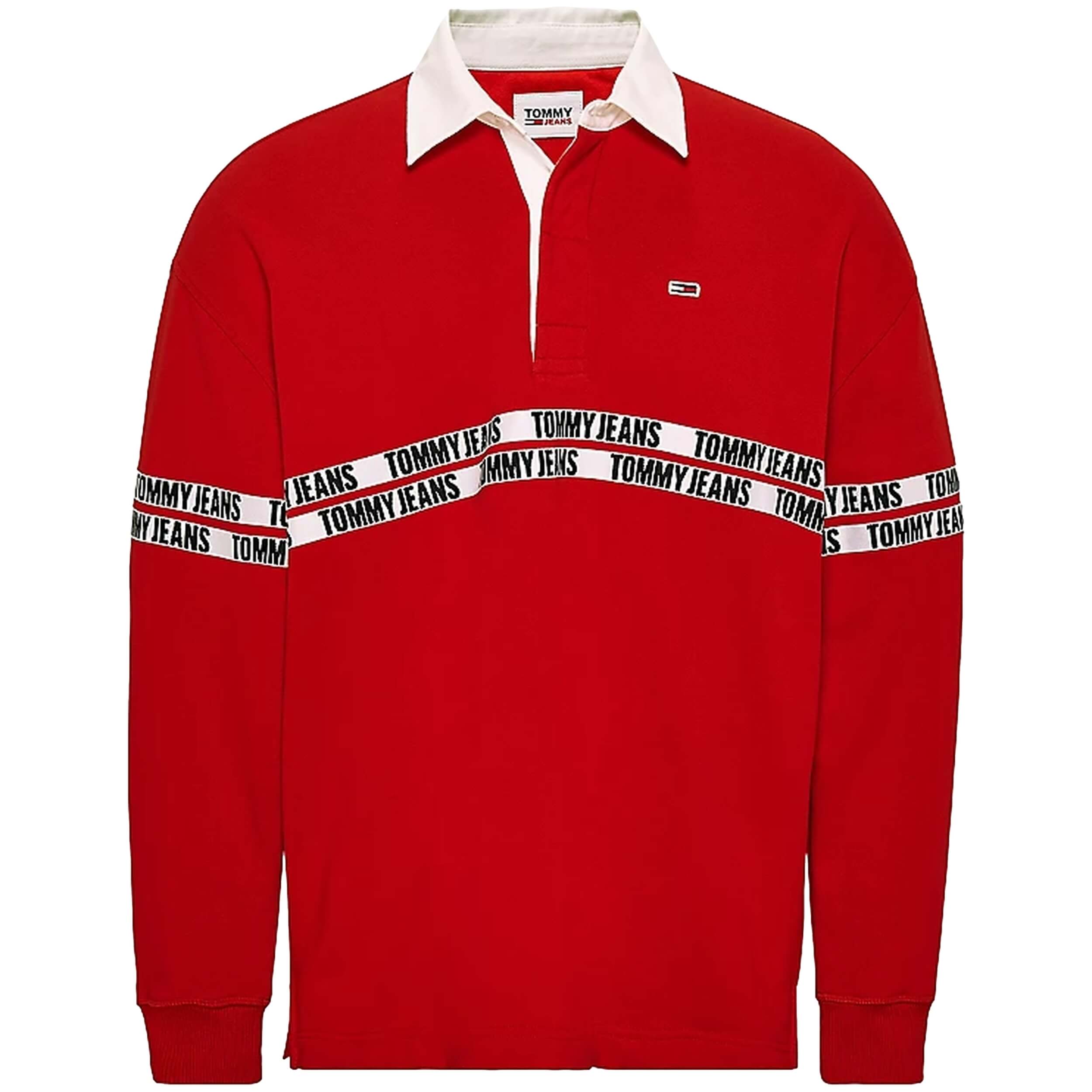 Tommy Jeans Tape Rugby Short Sleeve Polo
