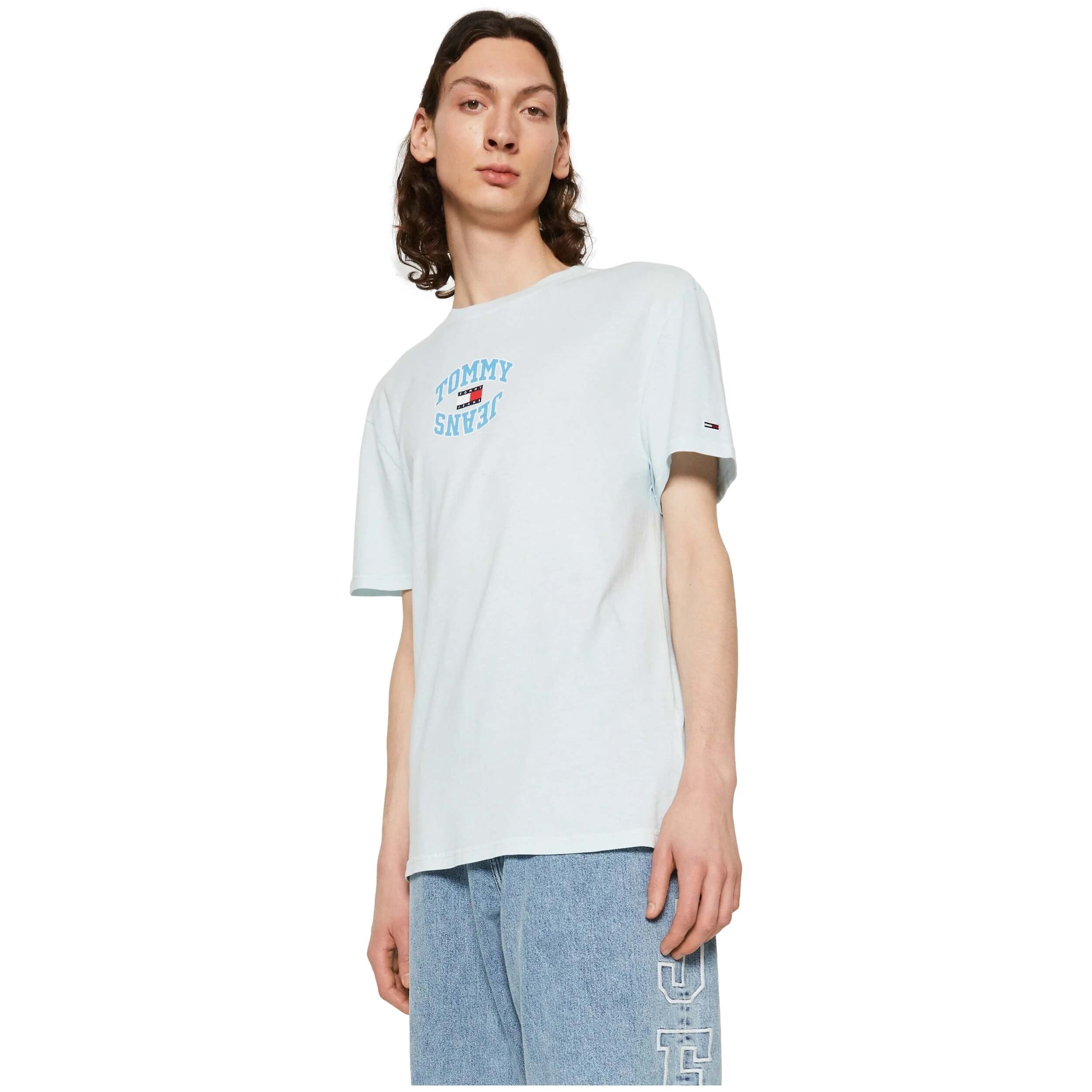 Tommy Jeans Classic Arched Logo Tee Short Sleeve T-Shirt