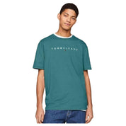 Camiseta De Manga Corta Tommy Hilfiger Reg Linear Logo