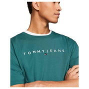 Camiseta De Manga Corta Tommy Hilfiger Reg Linear Logo