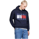 Sudadera Con Capucha Tommy Hilfiger Tjm Rlx Melange Flag