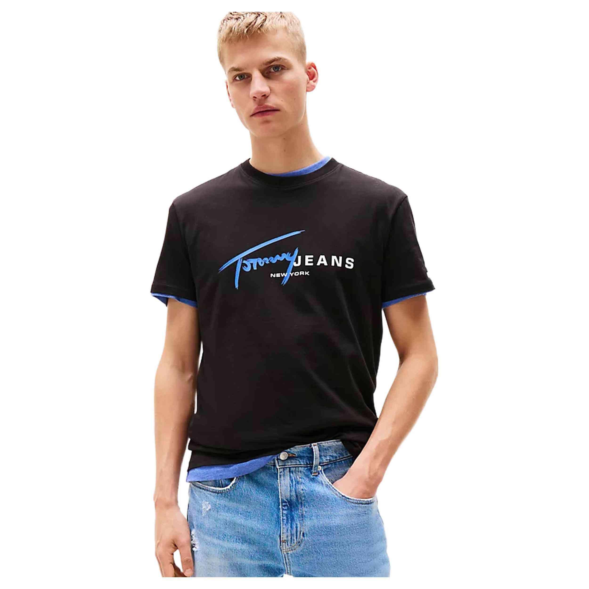 Camiseta De Manga Corta Tommy Hilfiger Dm0Dm20817Bds