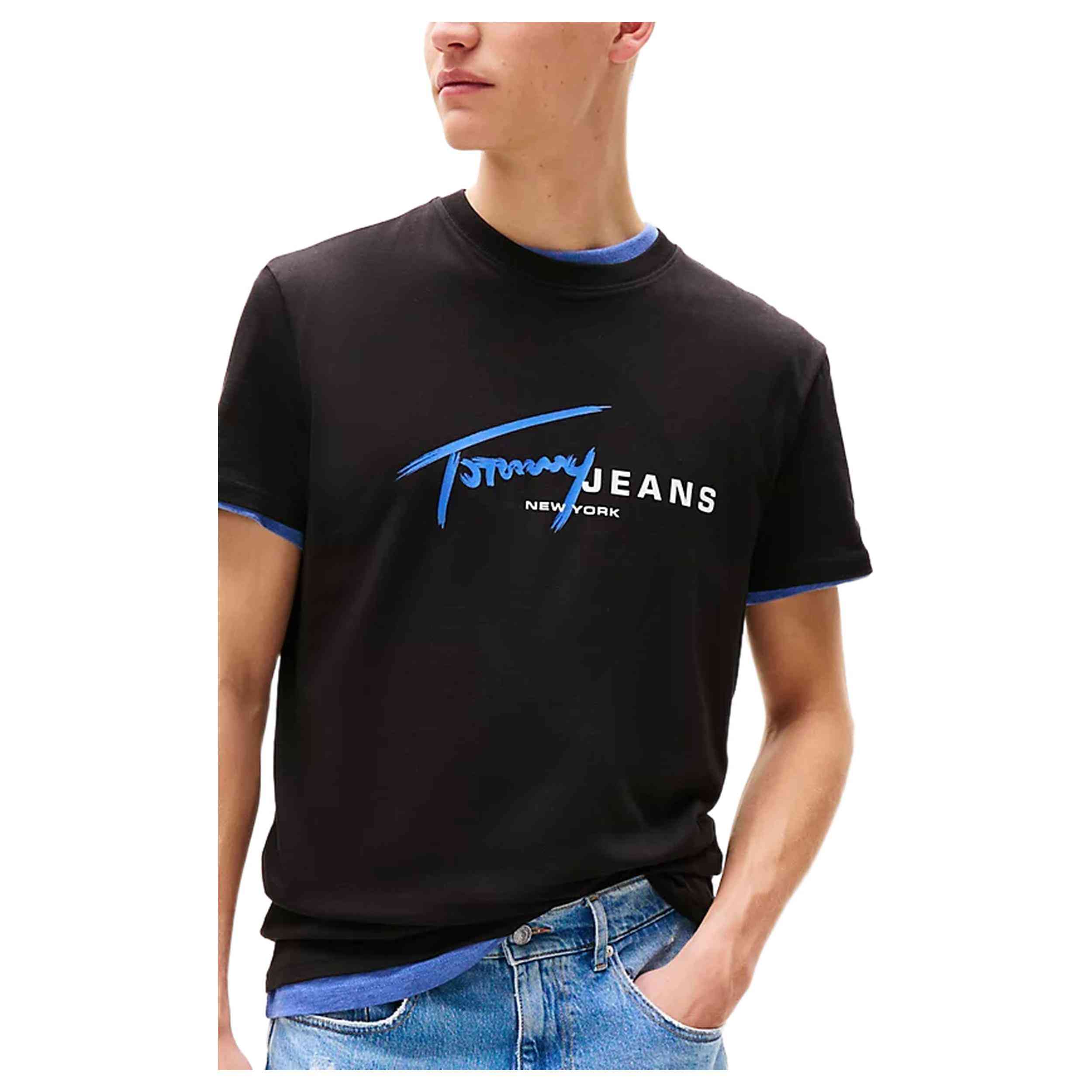 Camiseta De Manga Corta Tommy Hilfiger Dm0Dm20817Bds