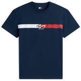 Camiseta De Manga Corta Tommy Hilfiger Tjm Reg Signature Stripe T Ext