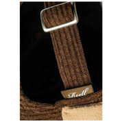 Imagen del producto con referencia DOCKER-CAP-DARK-BROWN-CORD-BEIGE-FLEECE