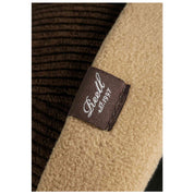 Imagen del producto con referencia DOCKER-CAP-DARK-BROWN-CORD-BEIGE-FLEECE