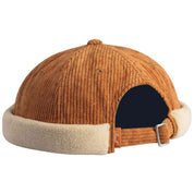 Imagen del producto con referencia DOCKER-CAP-LIGHT-BROWN-CORD-SAND-FLEECE